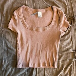 H&M Mauve Baby Tee
